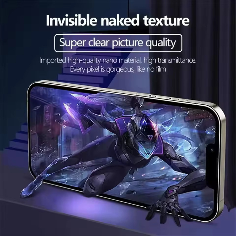 4er-Pack Keai Hydrogel Display-Schutzfolien für Apple iPhone (verschiedene Modelle), Transparent - Bild 3