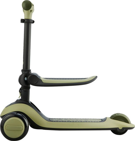 Kinderkraft Scooter HALLEY Roller mit Licht und Sound grün