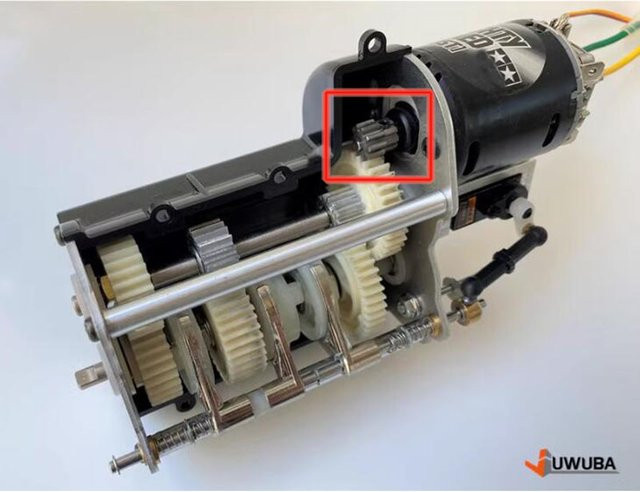 Jerrydian RC-Truck Metallgetriebe Motorgetriebe, 1:14, Zubehör - Bild 1