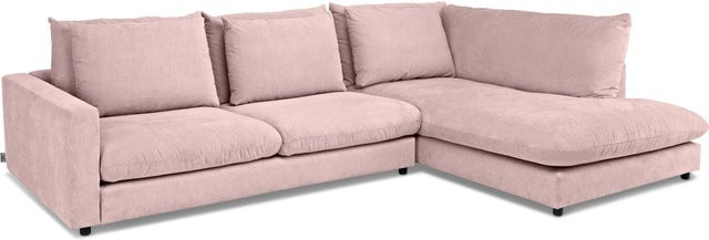 Polsterecke Sansibar Living Wangerooge in Pink mit L-Form und passenden Dekokissen - Bild 1