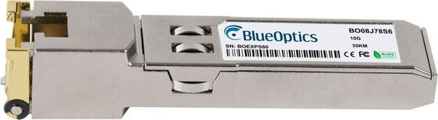 BlueOptics SFP-10G-T-AA Netzwerk-Transceiver-Modul Kupfer 10000 Mbit/s SFP+ in Silber - Bild 1