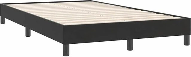 vidaXL Bettgestell aus Samt in Schwarz ohne Matratze B/T/H: 120 x 223 x 25 cm - Bild 1