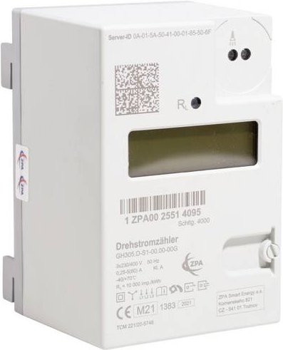 Counttec ZPA Digitaler Drehstromzähler 60A MID-konform in Weiß - Bild 1