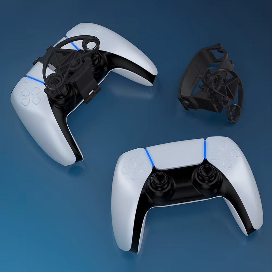 Sony Mini-Lenkrad für PlayStation 5 Controller in Schwarz als 3D-Druck Zubehör für deine Spielkonsole - Bild 3