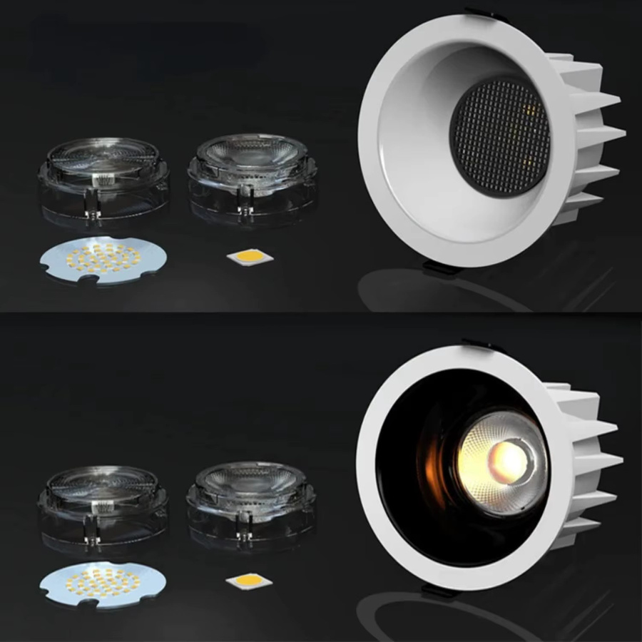 JOYINLED 15W LED-Einbauleuchte in Weiß, 4000K Warmweiß, wasserdichte und blendfreie Boden-Einbauleuchte für Flure und Hotels - Bild 2