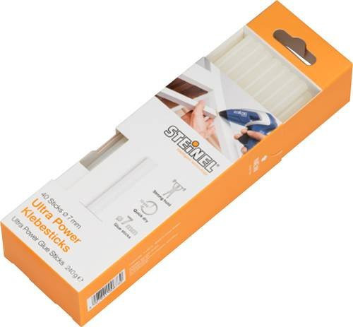 Steinel Ultra Power Heißklebesticks transparent, Durchmesser: 7 mm, 40 Stück - Bild 1