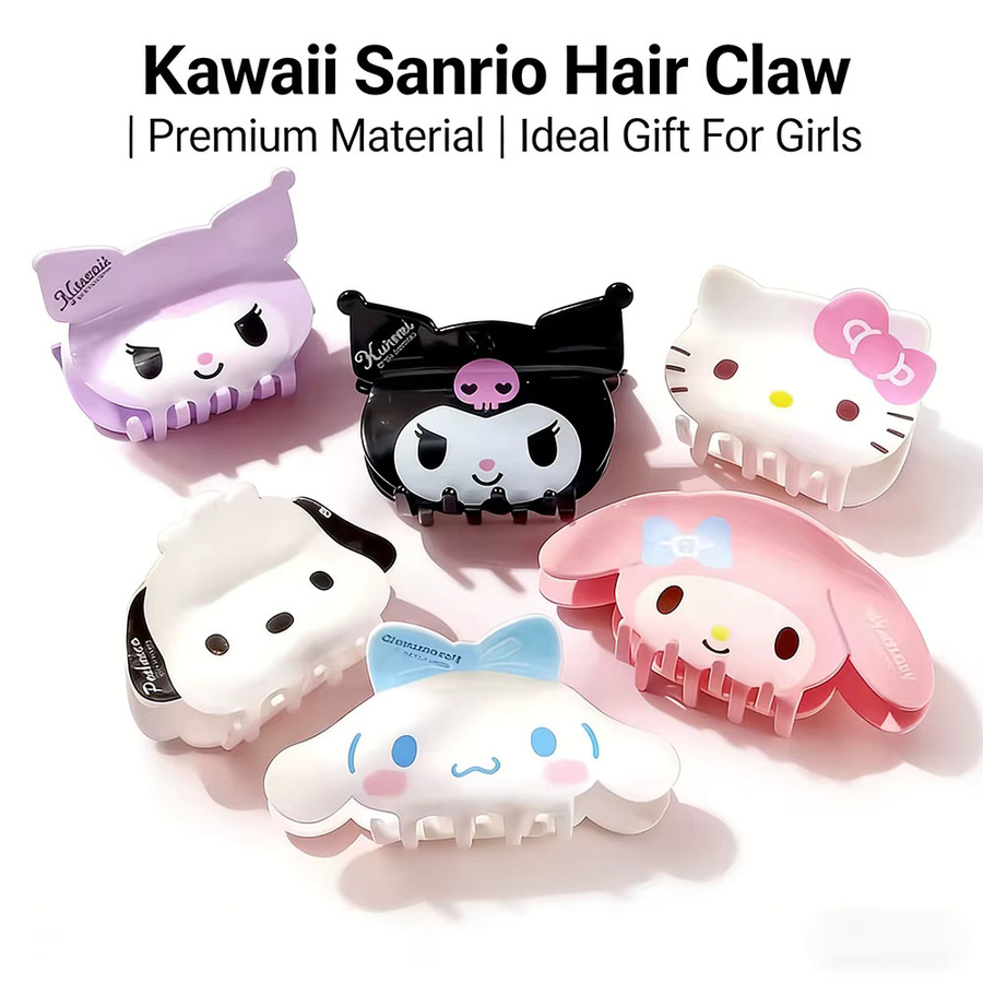 Sanrio Hello Kitty Haarklammern, Rosa, Damen - Bild 2