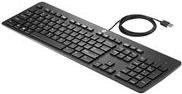 HP Business Slim Tastatur mit USB-Anschluss und Membran-Technologie in Schwarz (Türkisches Layout) - Bild 1