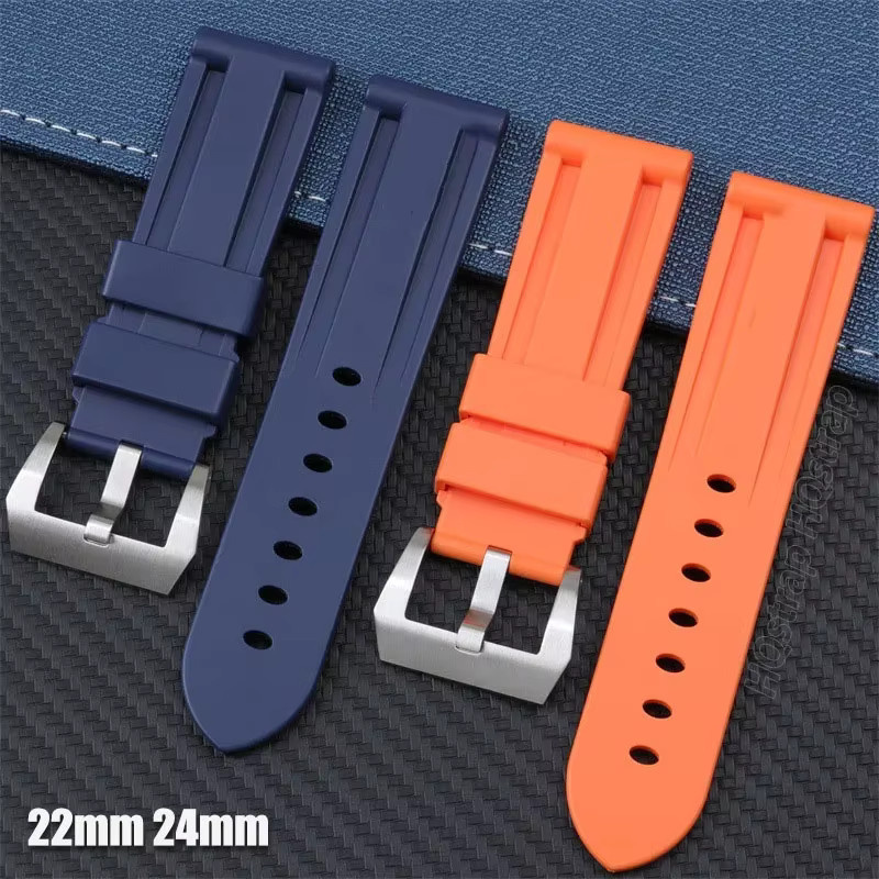 HQstrap Uhrenarmband Silikon, 22 mm, 24 mm, Unisex - Bild 1