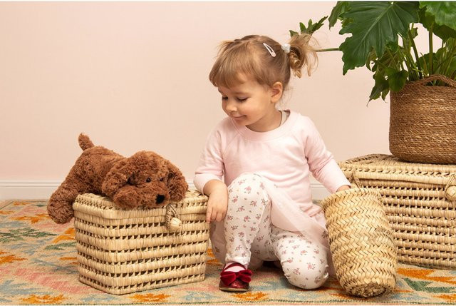 Hermann Teddy Collection Schlenkerhund Kuscheltier braun ab Geburt - Bild 1
