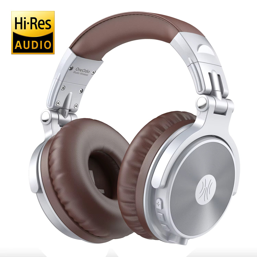 Oneodio Pro-C Bluetooth-Funkkopfhörer in Schwarz mit Mikrofon, 110 Stunden Akkulaufzeit, hochauflösender On-Ear-Kopfhörer mit Bluetooth 5.2 für Sport, PC und Telefon - Bild 6