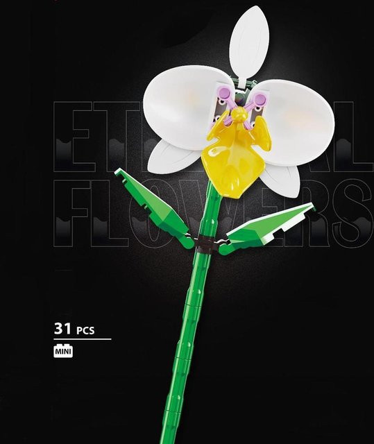 DBPALY Mikro Bausteine Zimmerpflanzen Blume, ab 6 Jahren - Bild 1