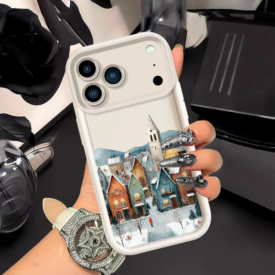 Weihnachtsmann Handyhülle Soft Cover für Apple iPhone 16 17 Pro Max 15 Plus 14 13 12 11 16e 17 Air in Multicolor - Bild 2