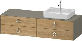 Duravit Waschtischunterschrank White Tulip in White, B/T: 160 x 55 cm - Bild 1