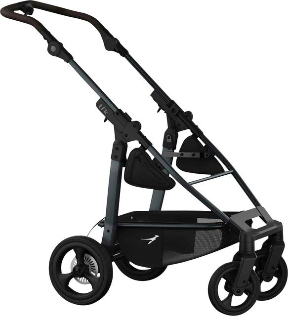 tfk Kombikinderwagen mono 4 in Grau und Schwarz mit Sportsitz und Babywanne - Bild 1