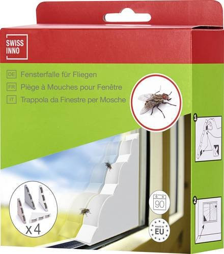 Swissinno Natural Control Fliegenfalle Klebefolie in verschiedenen Farben, 4er-Pack - Bild 1