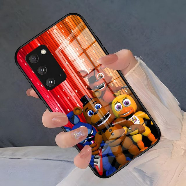 Five Nights At Freddys Handyhülle für Samsung Galaxy A12 A13 A14 A25 A33 A35 A36 A52 A54 A56 5G mit stoßfestem Glashülle in Multicolour - Bild 1