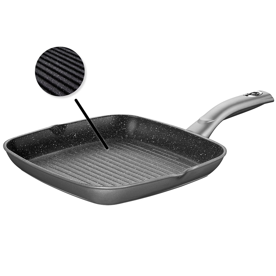 STONELINE Gourmundo Grillpfanne mit Antihaftbeschichtung, Durchmesser: 28 cm - Bild 3