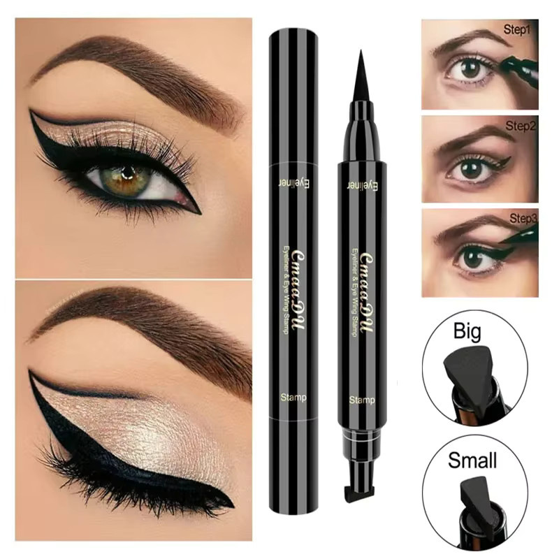 2 in 1 Big Seal Eyeliner Stift, Black, Matt, Unisex - Bild 2