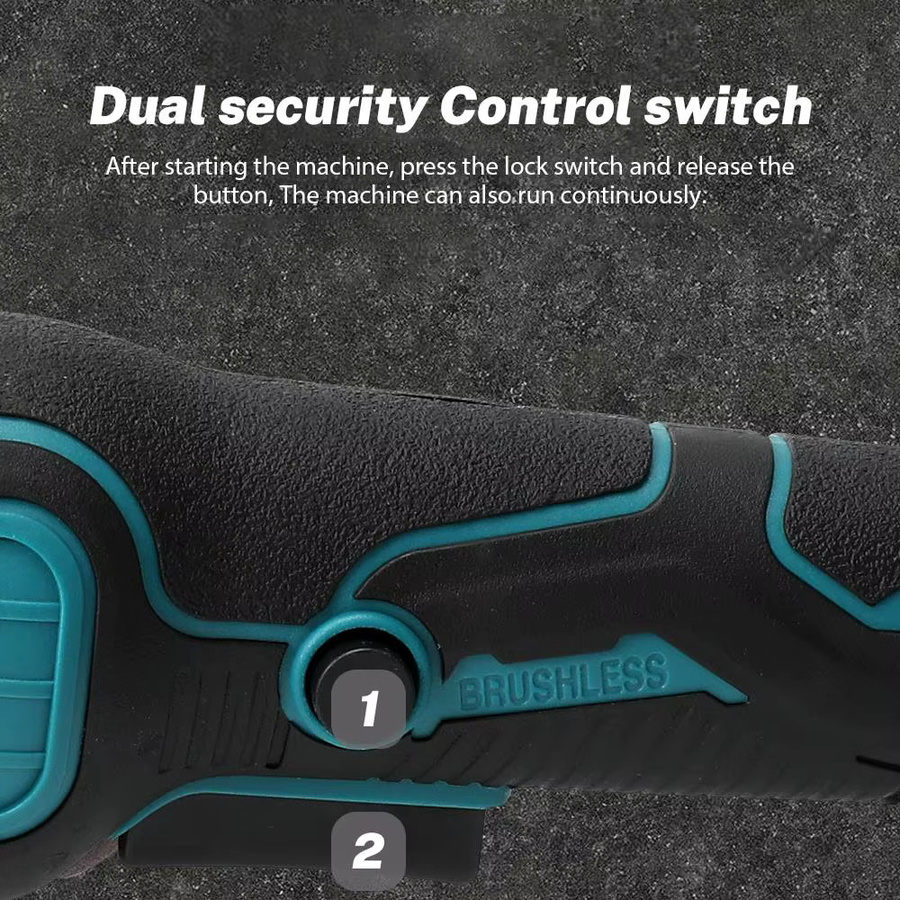 Makita LXT Bürstenloser Akku-Winkelschleifer 125 mm für 18V Akkus zum Schneiden, Schleifen und Polieren von Metall und Stein - Bild 2