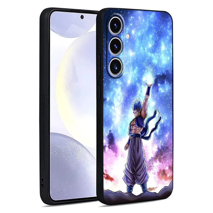 Dragon Ball Handyhülle mit Son Goku, Vegeta und Beerus in Schwarz für Samsung Galaxy S25 Edge, S20, S21 FE, S24 Plus und S23 Ultra - Bild 5