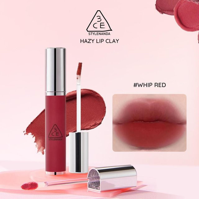 3CE Velvet Blur Lip, Whip Red, 4g - Bild 1
