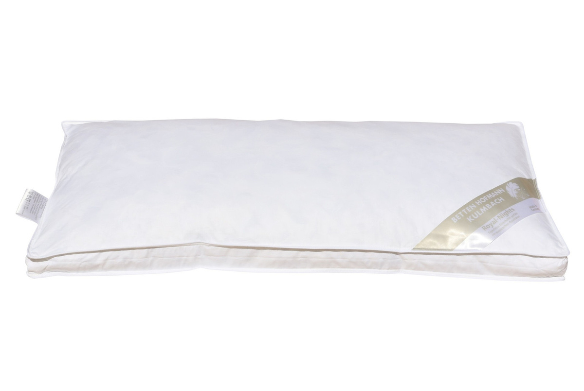 Betten Hofmann Wild Sibiria Federkissen mit Außensteg, Farbe Weiß, B/H: 40 x 80 cm - Bild 1