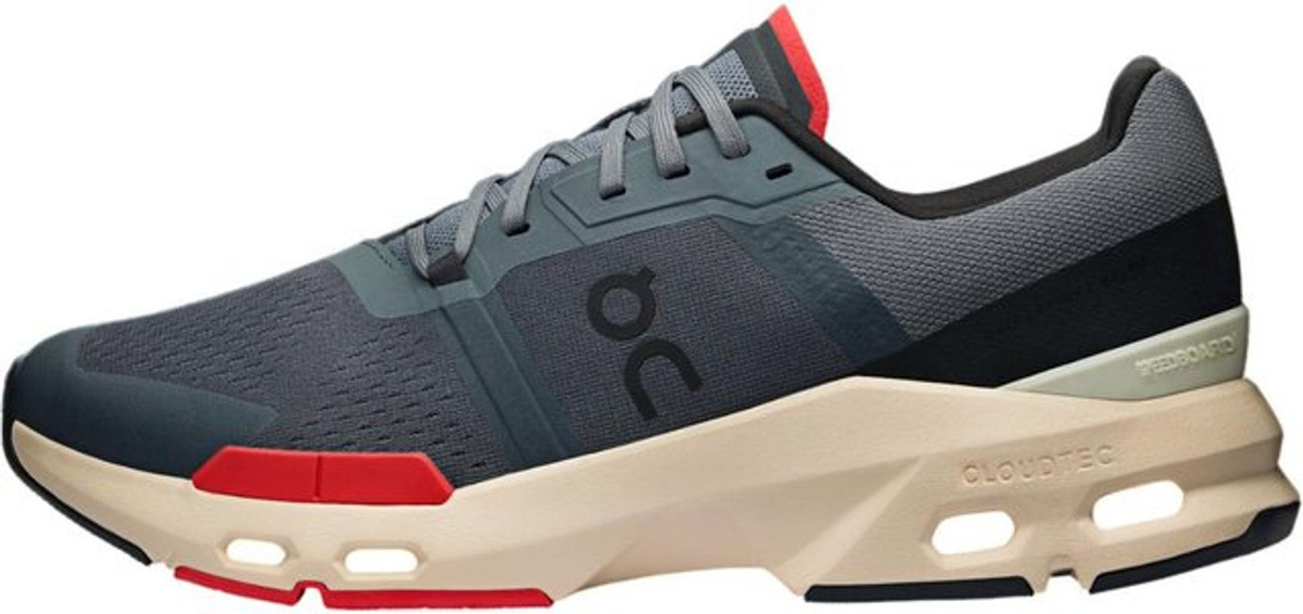 ON Running Cloudpulse Stone Red Baskets Homme Grau Textil - Bild 1