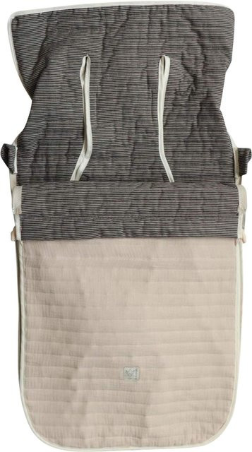 Kaiser Sommerfußsack Windy aus Muslin in Beige - Bild 1