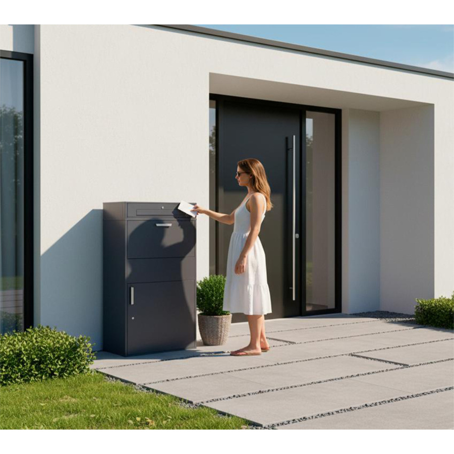 Westmann Paketbox Pavo Anthrazit B/H/T: 72 x 128 x 45 cm - Bild 2
