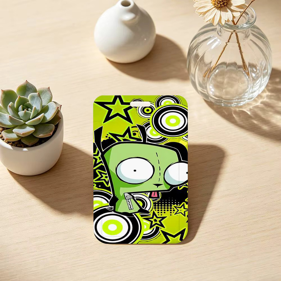 I-Invader ZIM Ausweishalter mit Umhängeband aus Kunststoff für Schule und Büro - Bild 2
