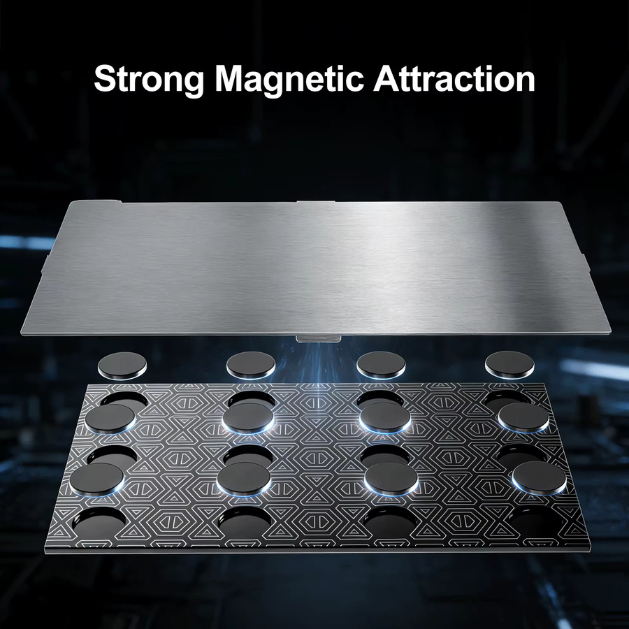 ELEGOO Verbesserte magnetische Druckplattform für Mars 5 und Mars 5 Ultra 3D-Drucker in Silber - Bild 5
