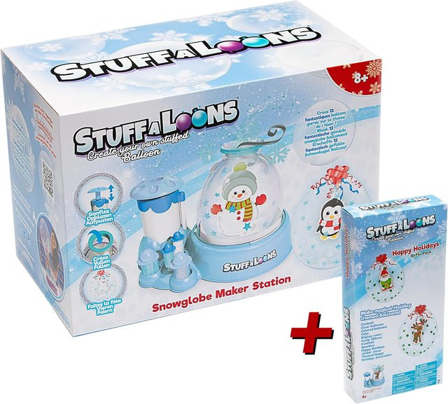 BOTI Stuffaloons Schneekugel Station + Holiday Refill Pack, Bundle, ab 8 Jahre - Bild 1