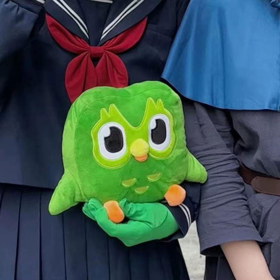 Bandai Duo, der Eule, Duo-Plüschtier, Grün, Plüsch / Textil - Bild 2