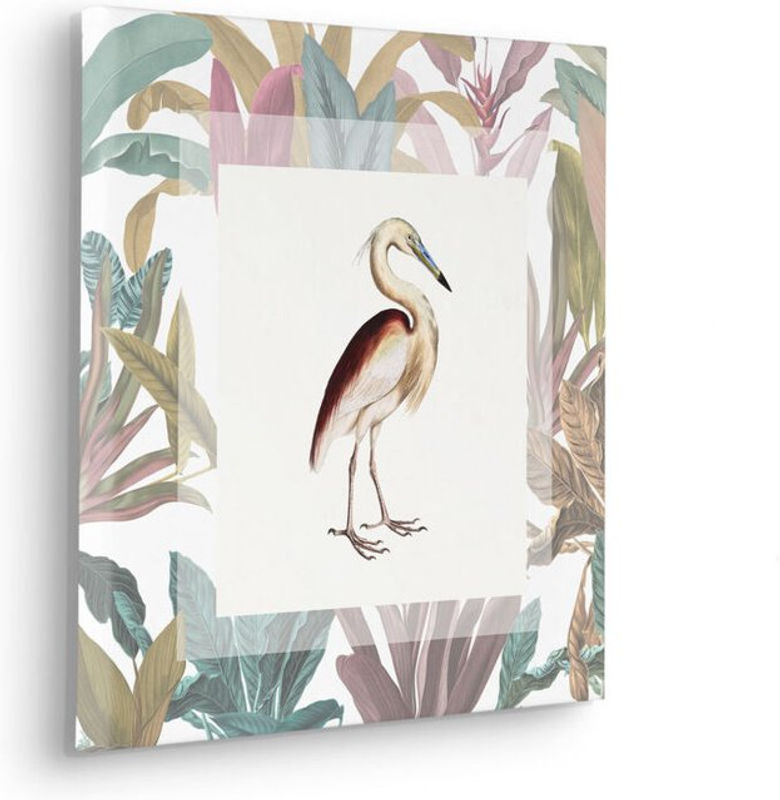 Komar Canvasbild Uncommon Bird Modernes Wandbild mit Tier-Motiv, mehrfarbig, B/H: 40 x 40 cm - Bild 1
