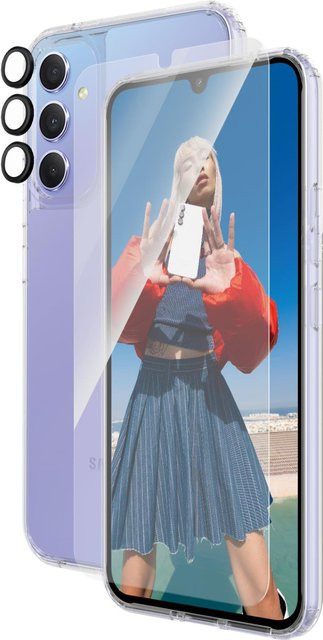 PanzerGlass 3-in-1 Schutz Set für Samsung Galaxy New A34 5G, Ultra-Wide Fit, transparent, kratz- und schockresistent - Bild 1