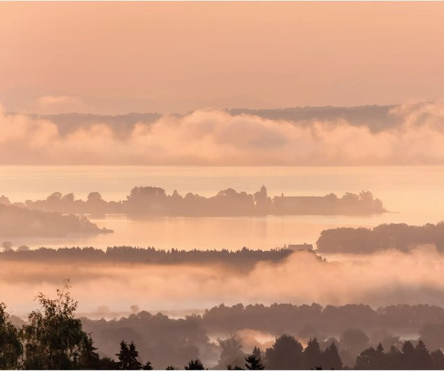 Komar Fototapete Vlies Chiemsee Multicolor B: 300 cm, H: 250 cm - Bild 1