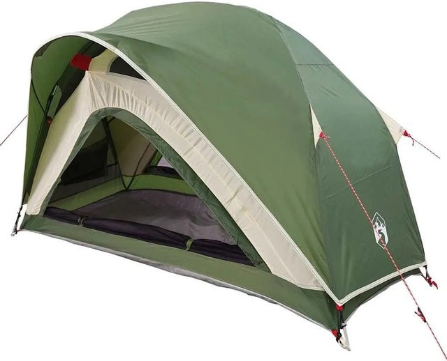 vidaXL Campingzelt für 1 Person in Grün, wasserfest - Bild 1