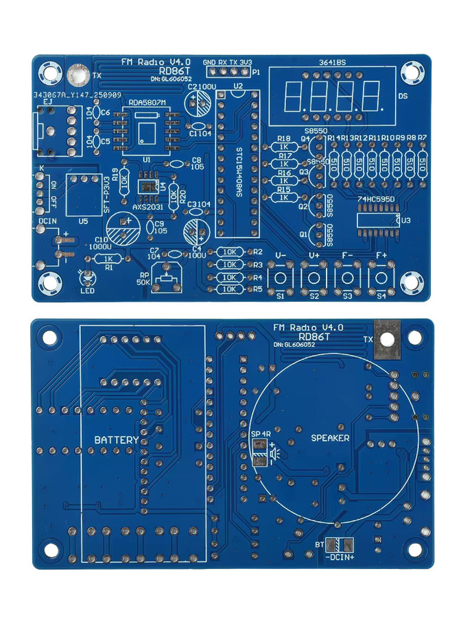 Diymore DIY FM-Radio Elektronik-Bausatz mit digitaler Anzeige und RDA5807M Modul für dein Lötprojekt zur Übung - Bild 5