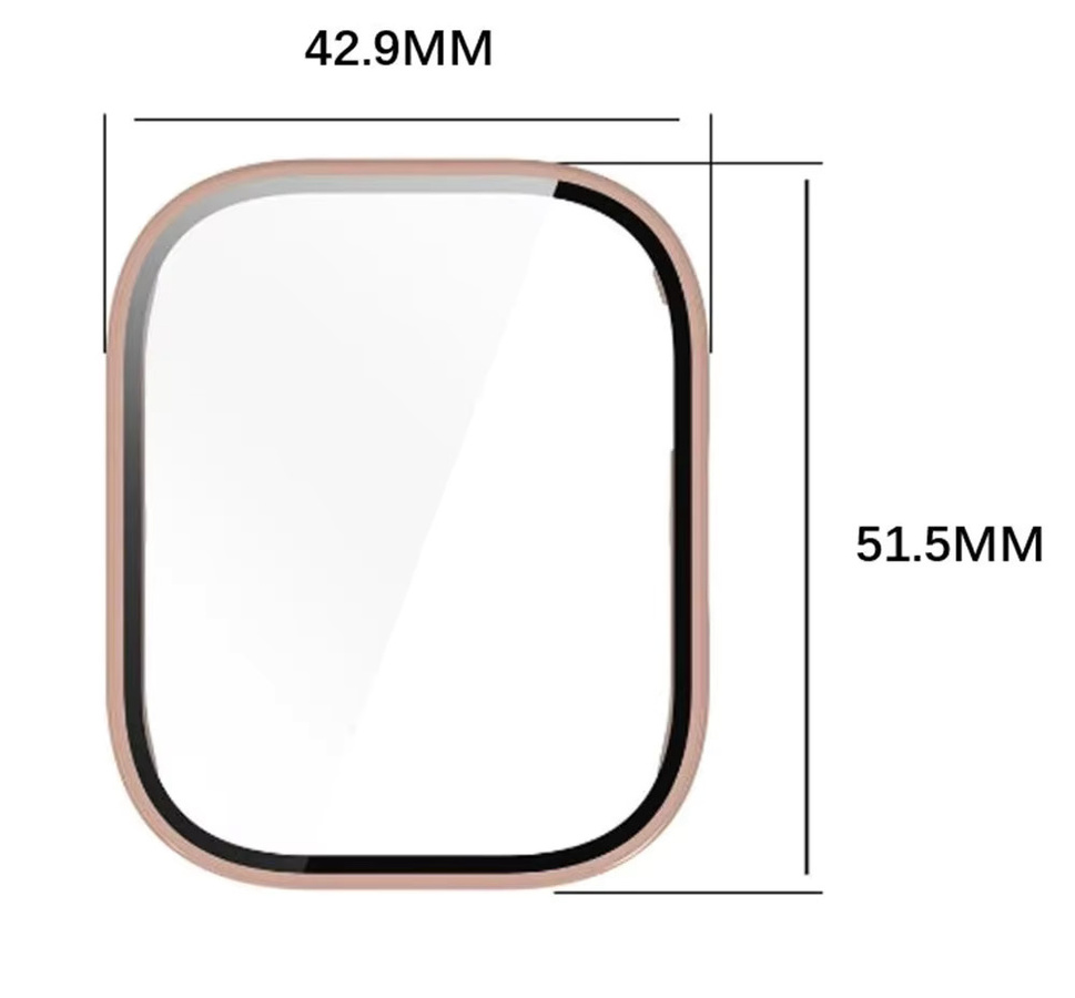 CAOWTAN Schutzhülle für Xiaomi Redmi Watch 5 Lite, Silikon, Weiß, Unisex - Bild 5