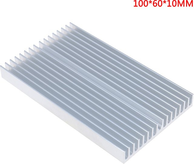 SD&HI Aluminium Kühlkörper Gitter Form in Silber für IC LED und Power Transistor B/T/H: 10 x 6 x 1 cm - Bild 1