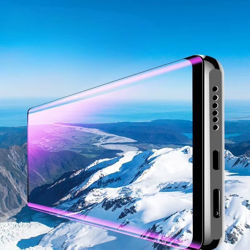 UV-Flüssig-Displayschutzfolie aus gehärtetem Glas für Motorola Moto Signature Edge 70 Pro und Edge 70 Pro, transparent mit Anti-Blau-Schutz - Bild 4