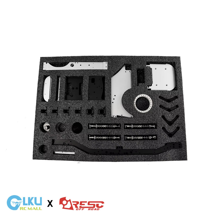 ARESC TG-1 CNC Crawler, RC Crawler Abschleppwagen, 1:10, Voll-Metall, Bausatz - Bild 3