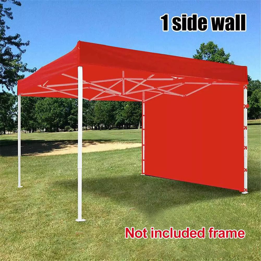 Koogeelife Faltbares Seitenwandpaneel für Pavillonzelt in Rot, Outdoor-Sonnenschutz mit Clamp-Befestigung, B: 300 cm, H: 200 cm - Bild 1