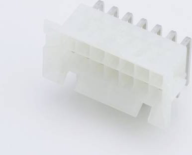 Molex Einbau-Buchsenleiste Standard in Weiß mit 14 Polen und 4,2 mm Rastermaß - Bild 1