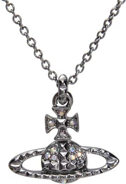 Vivian Halskette, Kupfer, Diamant, Perle, Kristall, Damen - Bild 1