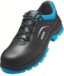 Uvex Halbschuhe 2 Xenova S2 Sicherheitsschuhe Schwarz Blau Größe 42 Weite 11 - Bild 1