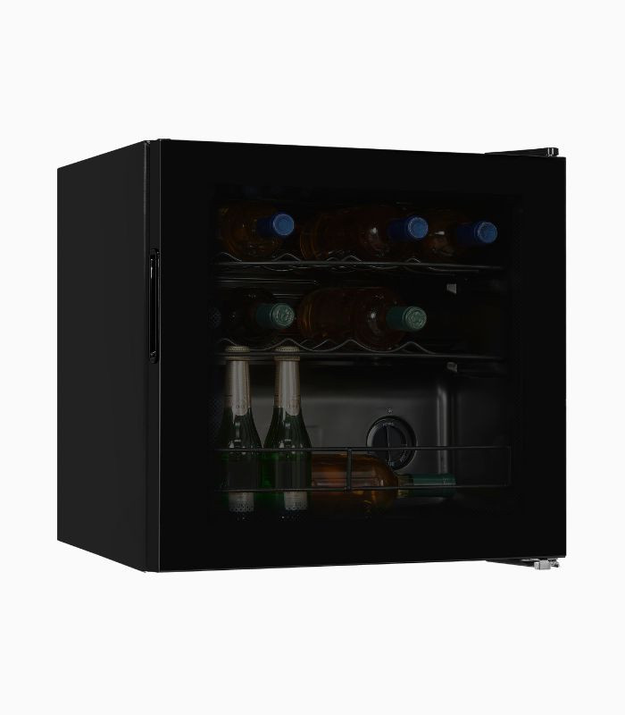WS1-12-GT-030G Weinkühlschrank schwarz mit Glastür und freistehender Bauweise - Bild 3