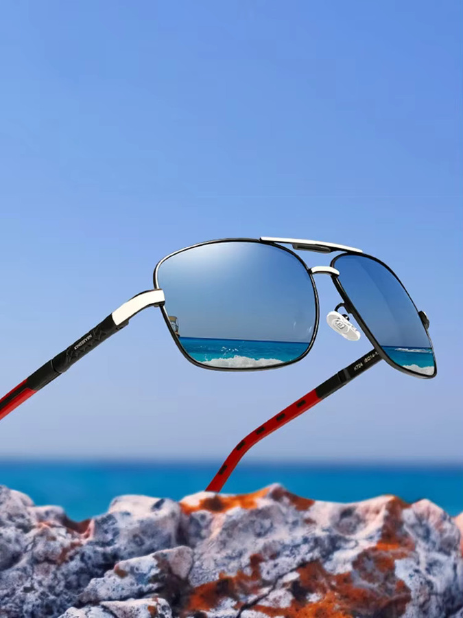 KINGSEVEN Sonnenbrille, Aluminium, Vollrand, Unisex, polarisiert - Bild 5