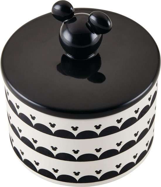 Prestige x Disney Monochrome luftdichtes Keramikgefäß in Schwarz mit Silikonabdichtung, mittel - Bild 1
